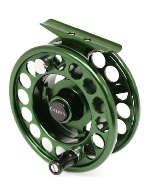 Galvan Fly Reels Rush Light Spools in Green